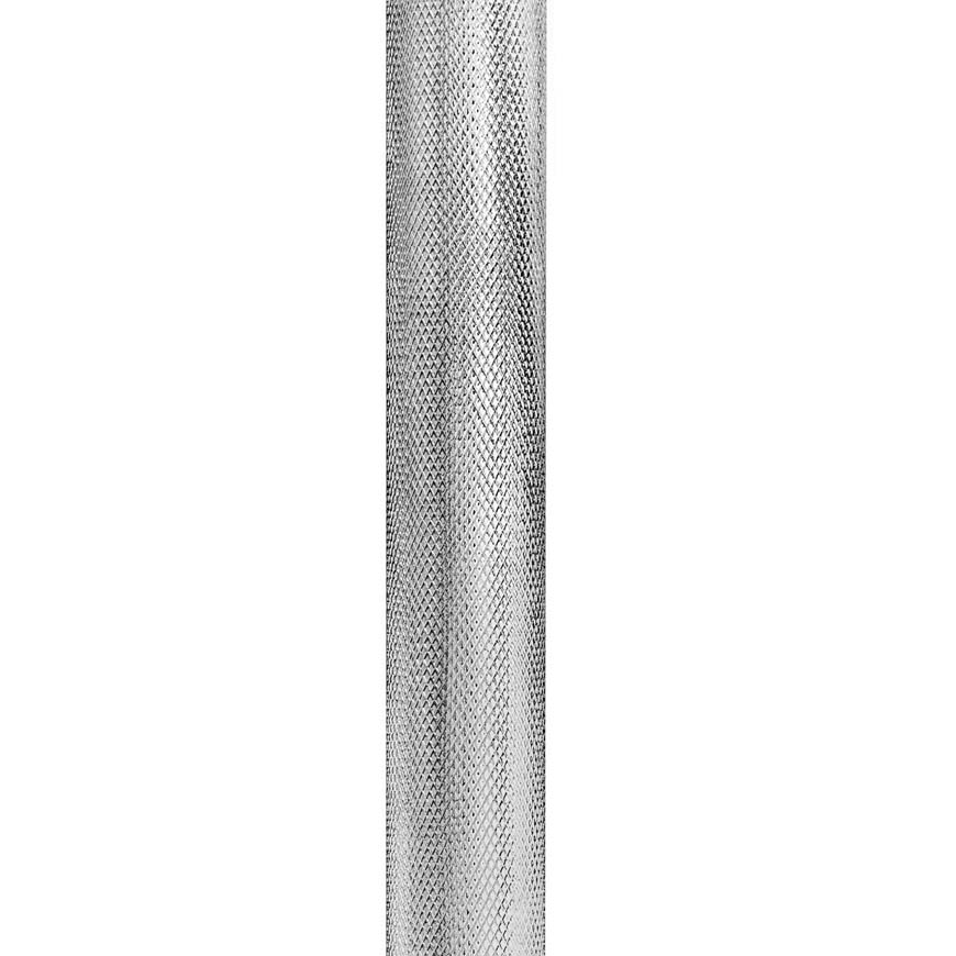 Гриф для штанги прямой 150 см StarFit, 25 мм (26 мм), хром, гайка Вейдера